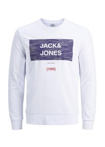 Jack & Jones JACK & JONES, Herren Sweatshirt, Marine / Wei&szlig;