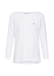 Tommy Hilfiger, Damen Shirt 'TILLY BOAT-NK TEE 3', Weiß