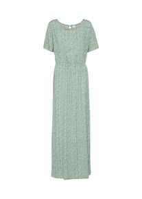 Ichi, Damen Kleid 'Facova', Grün / Weiß