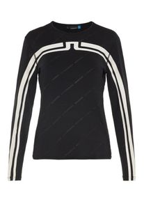 J. Lindeberg J.Lindeberg, Damen Trainingstop 'Berit', Schwarz / Wei&szlig;