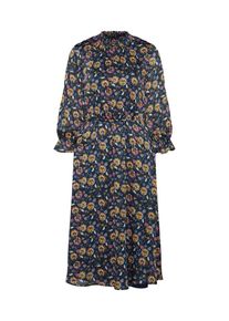 Tom Tailor, Damen Kleid, Nachtblau / Mischfarben