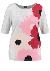 SAMOON, Damen Shirt, Hellgrau