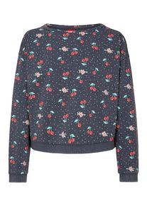 s.Oliver Junior, Mädchen Sweatshirt, Ultramarinblau / Grün / Rot