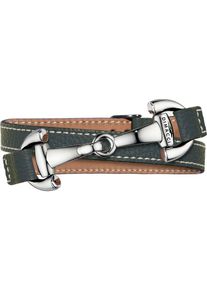 dimacci, Damen Armband 'Alba 10233', Dunkelgrün / Silber