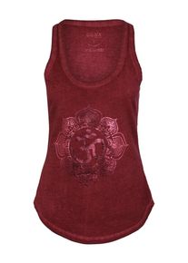 OGNX, Damen Sportop 'TANK PIGMENT DYE OM', Rot