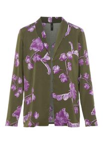 Y.A.S, Damen Blazer, Oliv / Lila