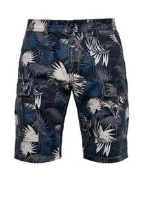 Q/S Designed By, Herren Cargo-Shorts, Blau
