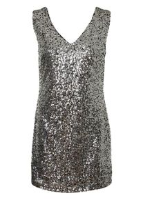 Pieces, Damen Kleid, Silber