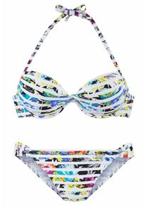 Sunseeker, Damen Push-up-Bikini, Mischfarben / Schwarz