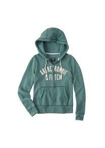 Abercrombie & Fitch Abercrombie & Fitch, Damen Sweatjacke 'LONG LIFE LOGO F/Z', Gr&uuml;n