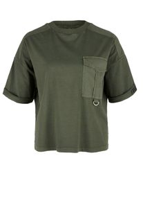 Q/S Designed By, Damen Shirt, Khaki