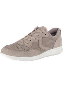 Ecco, Damen Sneakers Low 'Soft 5 Black Feather', Beige
