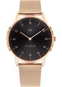 Tommy Hilfiger, Herren Quarzuhr 'Casual, 1791586', Rosegold / Schwarz