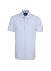 Seidensticker, Herren Hemd, Hellblau / Wei&szlig;