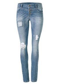 Heine, Damen Skinny-Jeans, Blue Denim