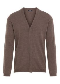 J. Lindeberg J.Lindeberg, Herren Strickjacke 'Lyon', Braunmeliert