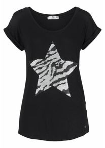 AJC, Damen T-Shirt, Schwarz