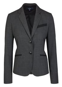 Daniel Hechter, Damen Eleganter Woll-Blazer, Graphit