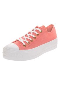 Converse, Damen Sneaker 'Chuck Taylor All Star Lift OX', Gold / Pink / Wei&szlig;