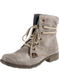 Rieker, Damen Schn&uuml;rstiefeletten, Grau