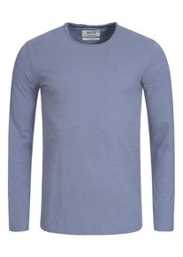 INDICODE JEANS, Herren Longsleeve 'Willbur', Taubenblau