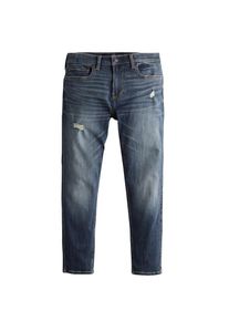 Hollister, Herren Jeans 'TINTED MEDIUM CROP SUPER SKNY 1CC', Blue Denim