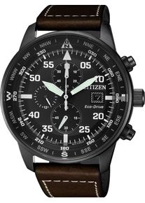 Citizen, Herren Chronograph 'CA0695-17E', Dunkelbraun / Schwarz