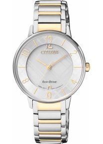 Citizen, Damen Solaruhr 'EM0524-83A', Gold / Silber