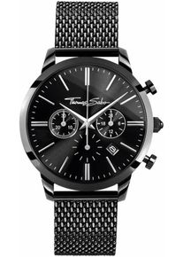 Thomas Sabo, Herren Chronograph 'WA0291-287-203-42 mm', Schwarz