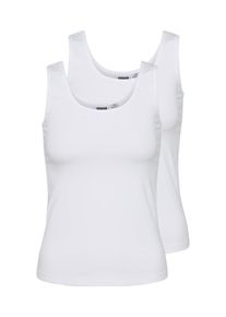 Urban Classics, Damen Jersey Top 'Ladies 2-Pack Basic Stretch Top', Weiß