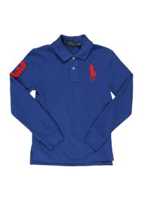 Polo Ralph Lauren, Langarmshirt mit Polokragen, Saphir