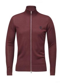 J. Lindeberg J.Lindeberg, Herren Pullover, Rotviolett / Schwarz