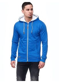 INDICODE JEANS, Herren Sweatjacke, Blau
