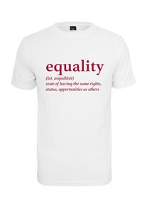Mister Tee, Herren T-Shirt 'Equality Definition', Rot / Weiß