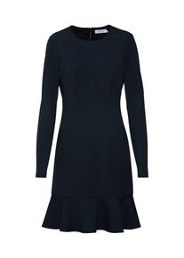 Calvin Klein, Damen - Kleider 'PUNTO FLARE HEM DRESS 3/ V SLV', Schwarz