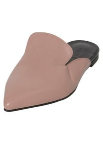 Pieces, Damen Halbschuh 'Mules', Puder / Schwarz