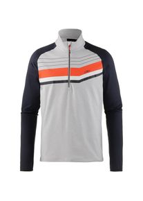 CMP, Herren Shirt, Grau / Orangerot / Schwarzmeliert