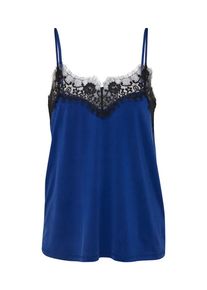 Sams&oslash;e & Sams&oslash;e Samsoe & Samsoe, Damen Top 'Slip 6202', Blau / Schwarz