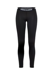 Urban Classics, Damen Leggings 'Ladies Sports', Schwarz