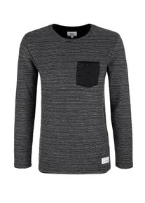 Q/S Designed By, Herren Sweatshirt, Schwarz