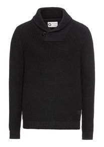 Jack & Jones JACK & JONES, Herren Pullover 'JCOVINCENT KNIT SHAWL NECK', Dunkelblau
