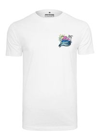 Mister Tee, Herren T-Shirt 'Roll Tide', Blau / Gelb / Lila / Weiß