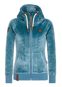Naketano, Damen Kapuzenjacke 'Brazzo Mack', Blau