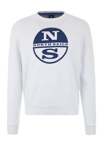 North Sails, Herren Sweatshirt, Blau / Wei&szlig;