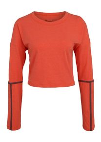 Under Armour, Damen Sportshirt 'Lighter Longer', Dunkelorange / Schwarz