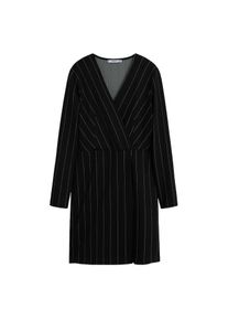 Mango, Damen Kleid 'Froson', Schwarz / Weiß