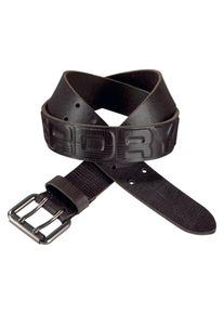 Superdry, Herren Ledergürtel, Schwarz