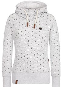 Naketano, Damen Sweatshirt 'Mandy Ankerdizzel', Navy / Hellgrau