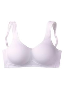 Nuance, Damen T-Shirt-BH, Weiß