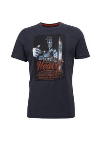 Tom Tailor, Herren T-Shirt, Taubenblau